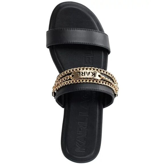 Karl Lagerfeld Paris Women's Canne Flat Sandals - Picture 4 of 5